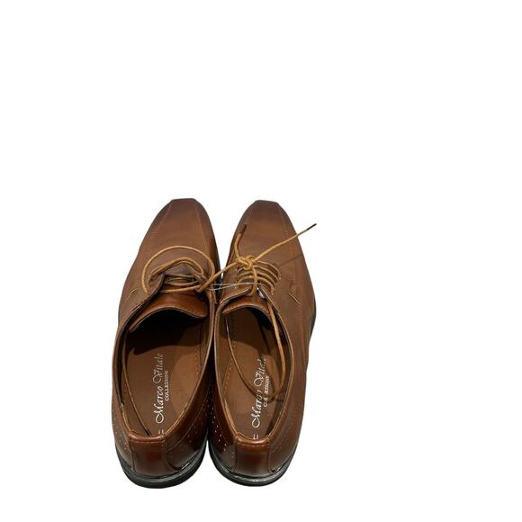 Men’s Marco Vitale Collezione Brown Leather Dress Shoes 11 - Picture 4 of 5